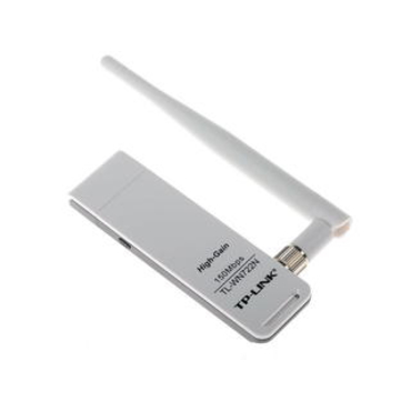 Адаптер беспроводной TP-Link TL-WN722N USB2.0 802.11n up to 150Мбит/с  компактный
